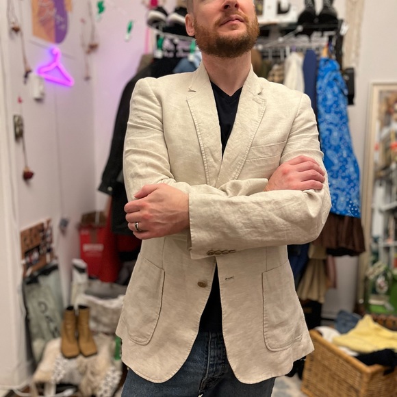 Zara Other - ZARA linen blazer
